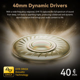 Greyolk T3 ANC Headphone-Bluetooth 5.4