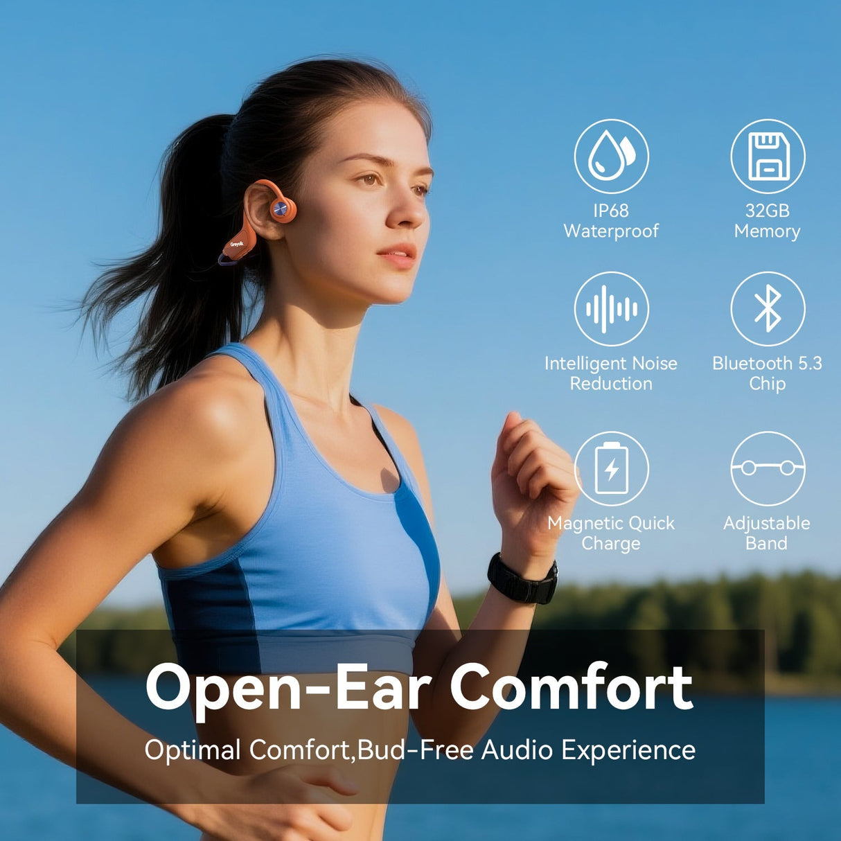 Greyolk® V5PRO Boneconduction Headset