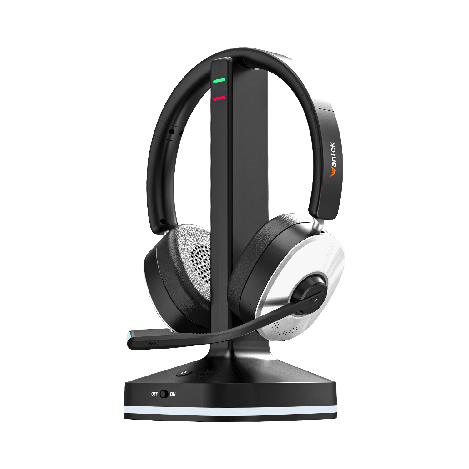 Wantek® 162BTC Wireless Headset with Microphone for Work