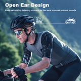 Wantek Bone Conduction Swim Headphones, Open Ear Wireless Bluetooth Headsets with 32GB MP3 Player, IP68 Headphones with Bluetooth 5.3 for Run, Hike