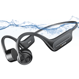 Wantek Bone Conduction Swim Headphones, Open Ear Wireless Bluetooth Headsets with 32GB MP3 Player, IP68 Headphones with Bluetooth 5.3 for Run, Hike