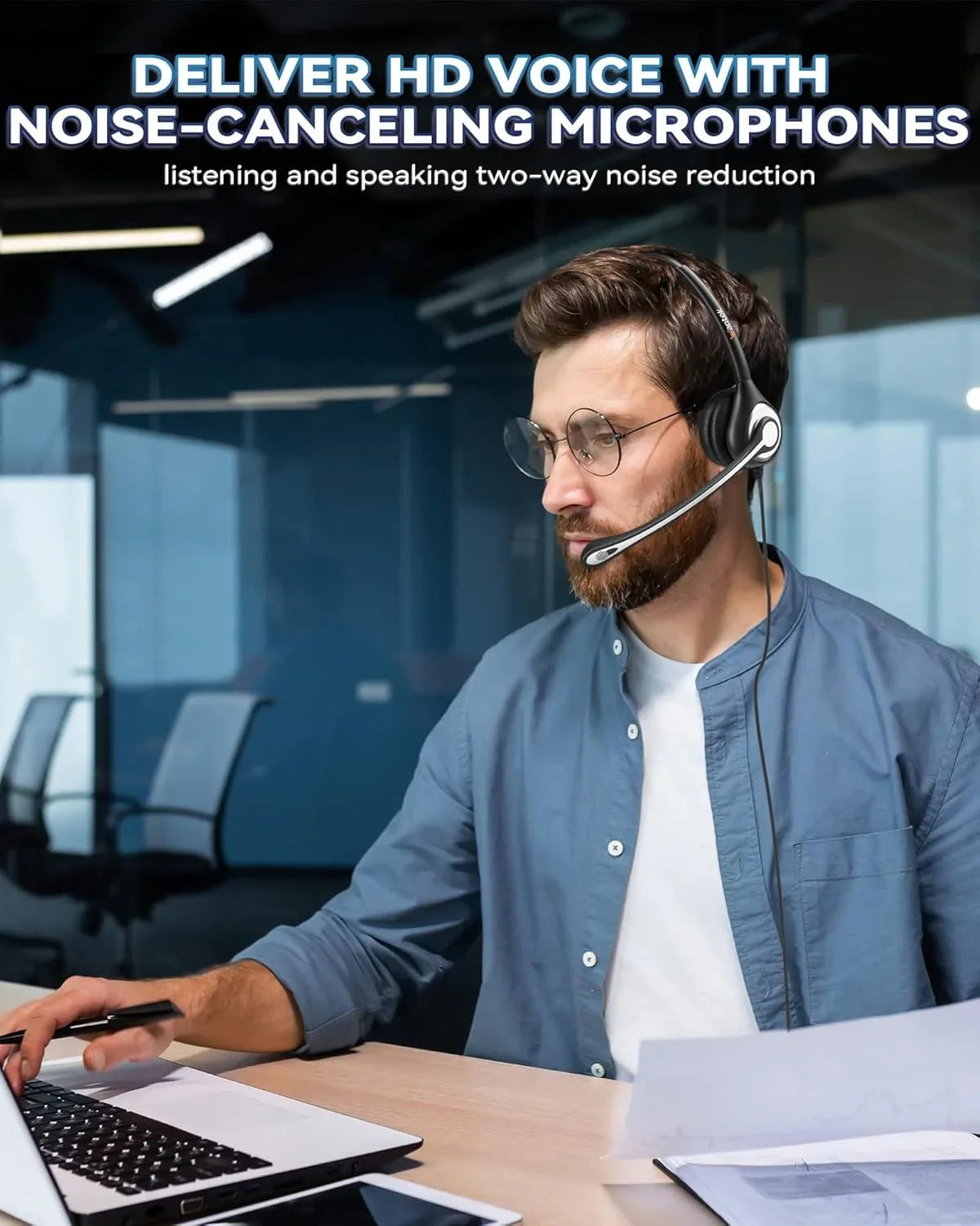 quick disconnect telephone headset