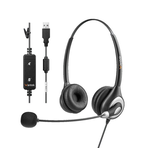 Headphones with Mic and USB - a602 | Wantek