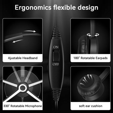 headset for corded phones