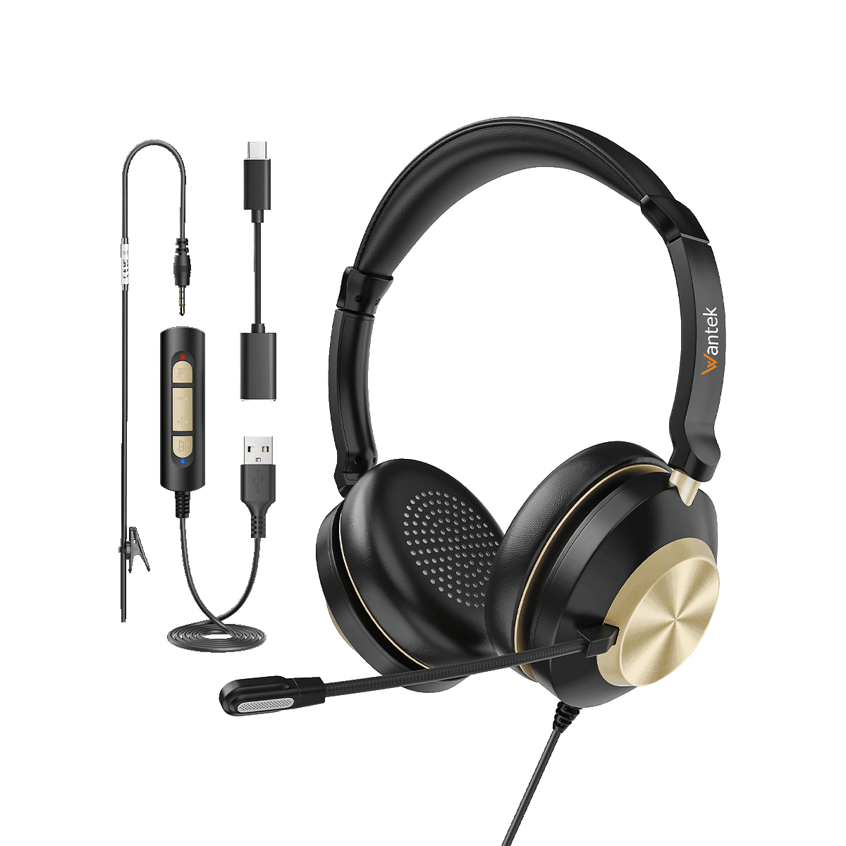 Headset with Mic with USB | Wantek