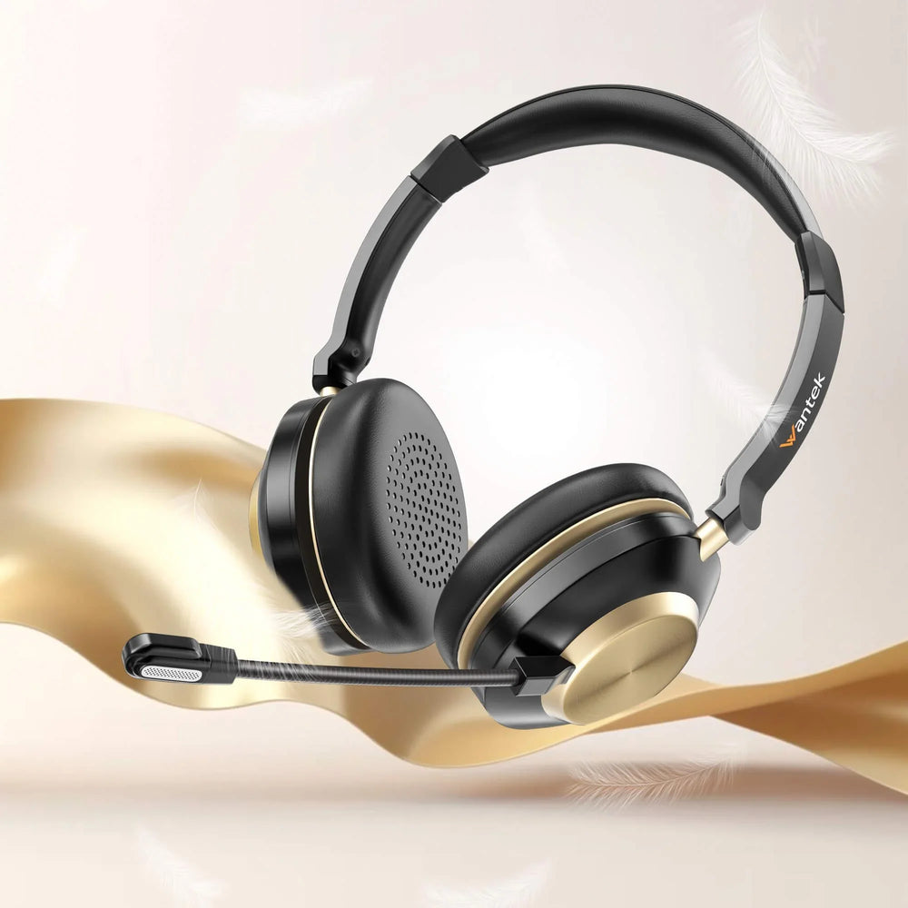 Wantek USB Headset with Microphone Noise Cancelling and in-line Wantek USB Headset with Microphone Noise Cancelling and in-line