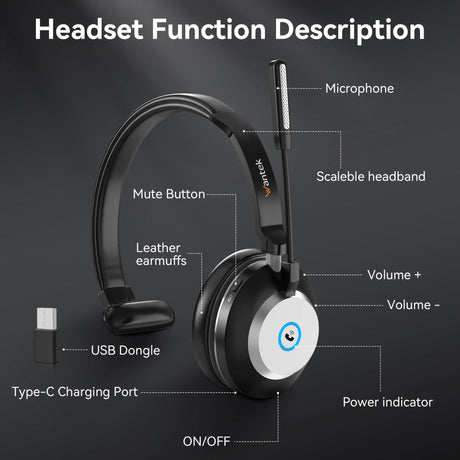Wireless Headphones with Charger